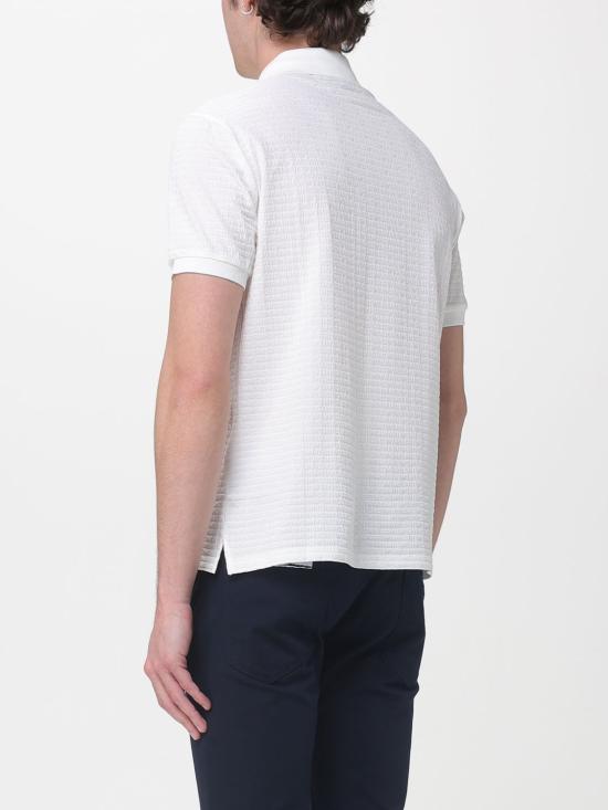 26SS 엠포리오 아르마니 폴로 티셔츠 EM004595AF10762 F0185 White - EMPORIO ARMANI