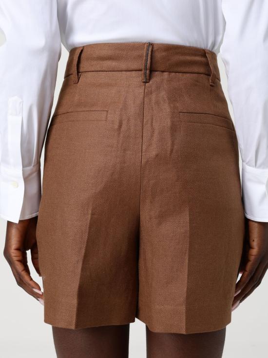 26SS 브루넬로 쿠치넬리 숏팬츠 MH527P8923 C9850 Brown - BRUNELLO CUCINELLI