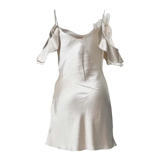 26SS 셀프 포트레이트 미디 원피스 SS25254SCH CHAMPAGNE Beige - SELF PORTRAIT