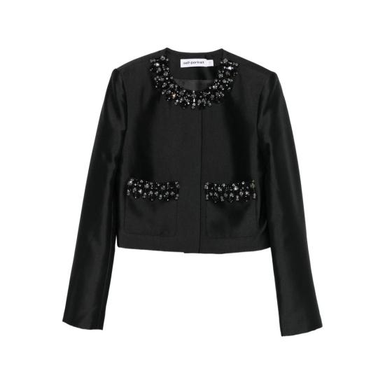 26SS 셀프 포트레이트 수트 자켓 AW25061JB BLACK 97