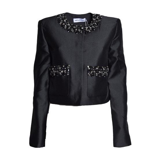 26SS 셀프 포트레이트 수트 자켓 AW25061JB BLACK Nero