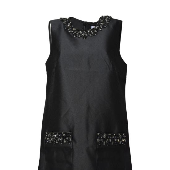 26SS 셀프 포트레이트 미디 원피스 AW25061SB BLACK Black - SELF PORTRAIT