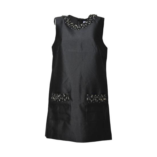 26SS 셀프 포트레이트 미디 원피스 AW25061SB BLACK Black