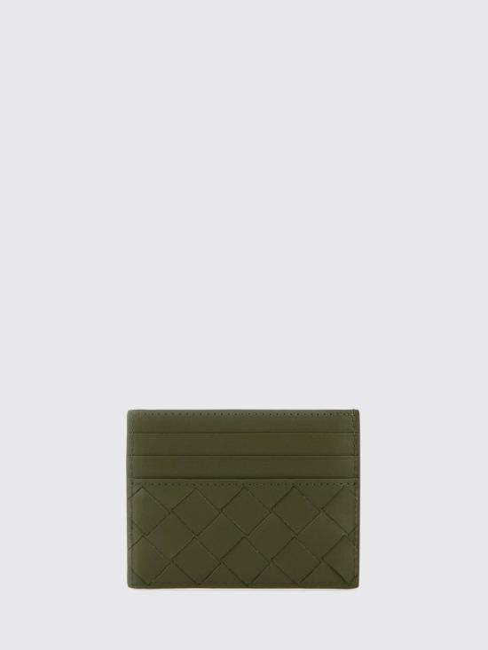 26SS 보테가베네타 인트레치아토 카드 지갑 795612VCPQ3 3248 Green - BOTTEGA VENETA