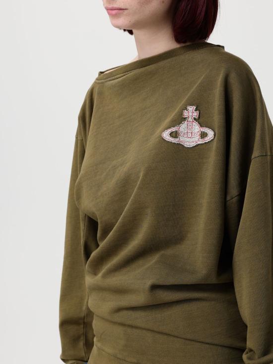 26SS 비비안웨스트우드 스웨터 3I010015J00B1 M411 Green - VIVIENNE WESTWOOD