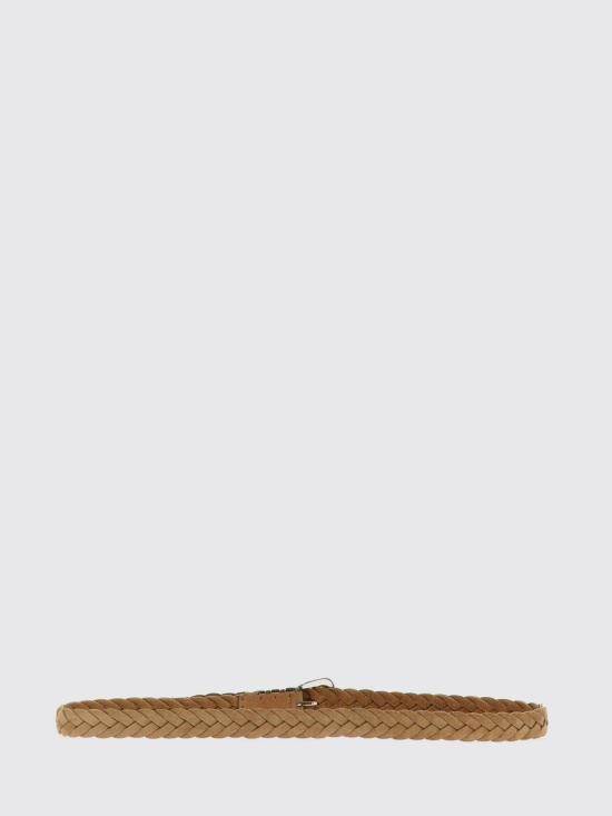 26SS 브루넬로 쿠치넬리 가죽 벨트 MAURP253 C8051 Beige - BRUNELLO CUCINELLI