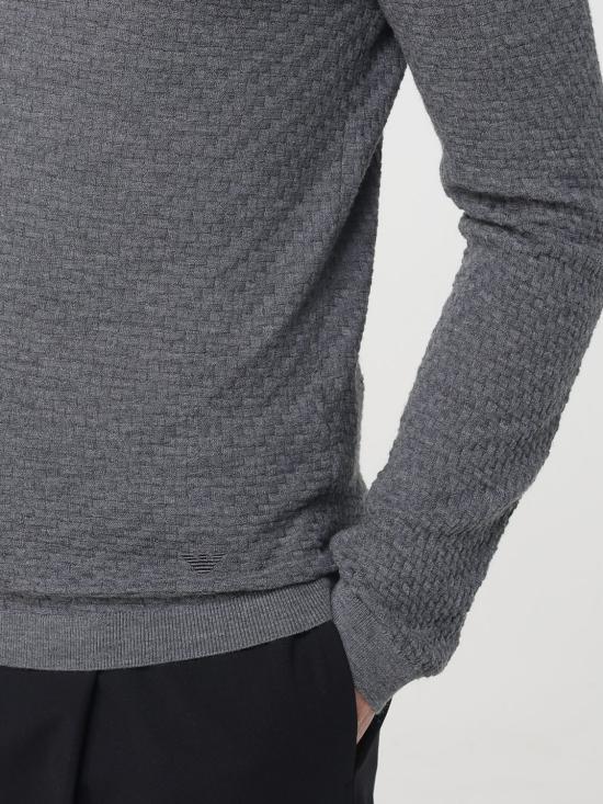 26SS 엠포리오 아르마니 스웨터 EM004742AF23757 O8003 Grey - EMPORIO ARMANI