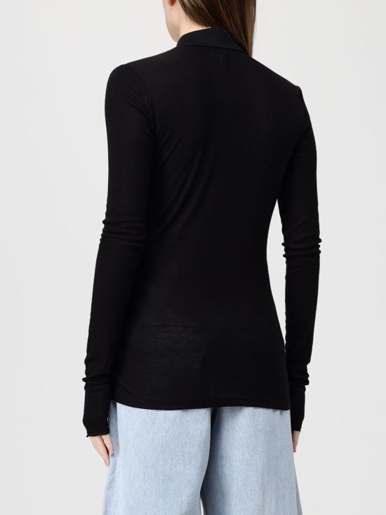 26SS 엔타이어 스튜디오 폴로 티셔츠 ESSS26PO01241 0015 Black - ENTIRE STUDIOS