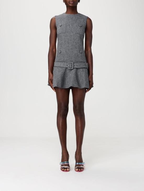 26SS 셀프 포트레이트 롱 원피스 RS26038SCGR Grey