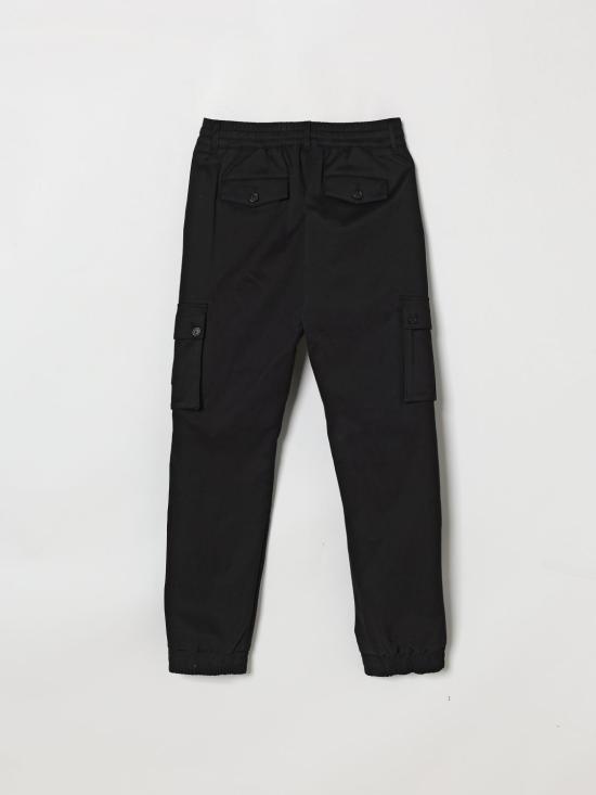 26SS [키즈] 돌체앤가바나 팬츠 L45P22FUFJH N0000 Black - DOLCE & GABBANA