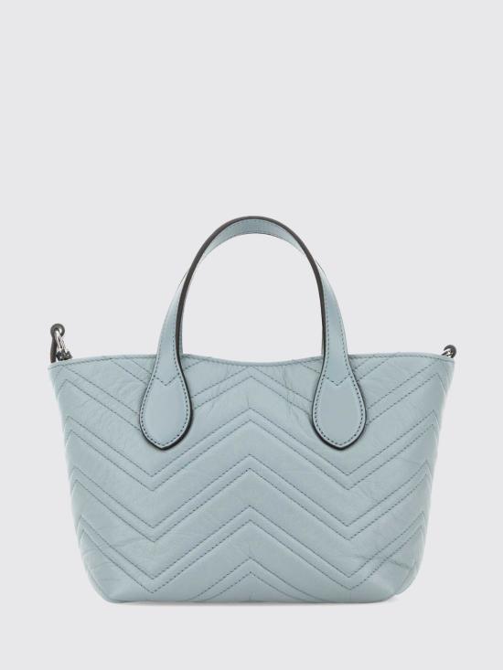 26SS 구찌 GG 마몽 스몰 토트백 855391AAFS1 4949 Gnawed Blue - GUCCI