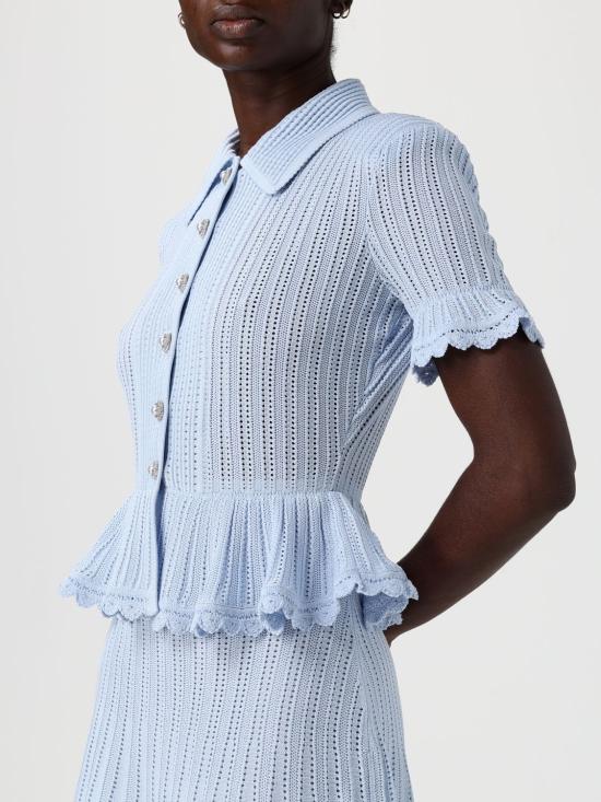 26SS 셀프 포트레이트 롱 원피스 SS26049SABL Blue - SELF PORTRAIT