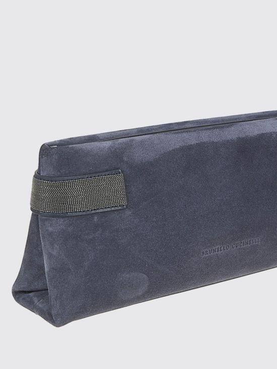 26SS 브루넬로 쿠치넬리 클러치/파우치 MBDLD2785 C8901 Navy - BRUNELLO CUCINELLI