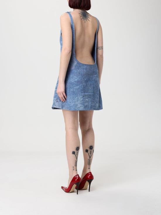 26SS 디젤 롱 원피스 A2378609P23 01 Blue - DIESEL