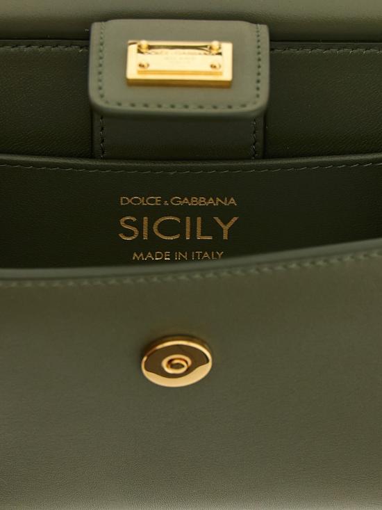26SS 돌체앤가바나 Plongé calfskin 폰백 BI3367A9S25 80560 Green - DOLCE & GABBANA