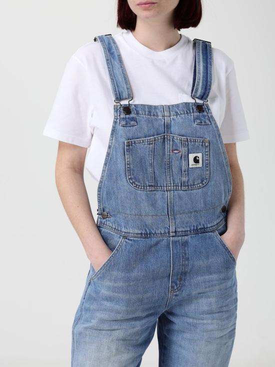 26SS 칼하트 WIP 빕 오버롤 I036597 01UR Blue - CARHARTT WIP