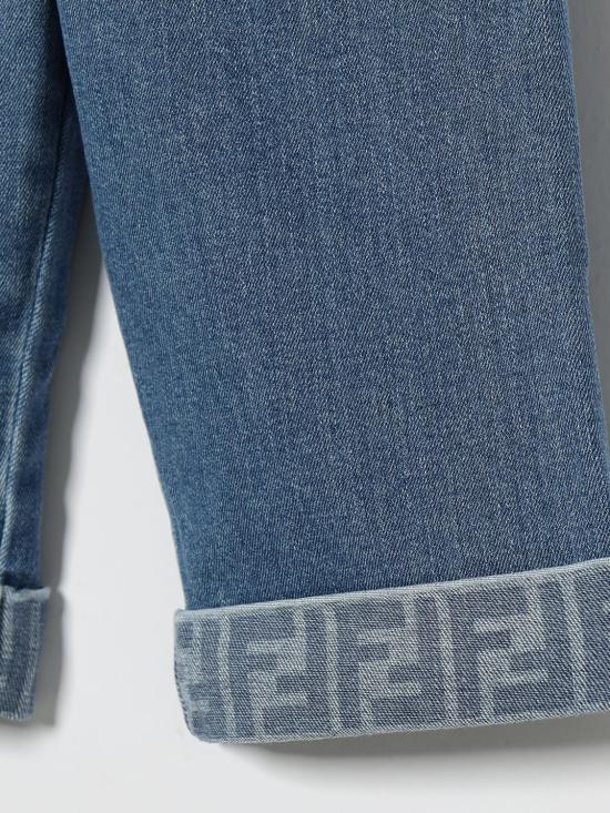 26SS [키즈] 펜디 진 JFF385AVVU F0QG0 Blue - FENDI