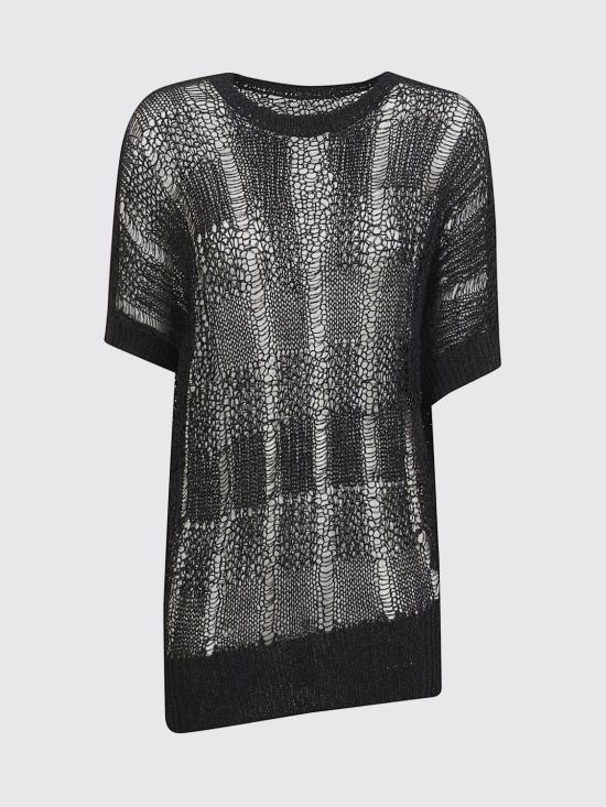 26SS 요지 야마모토 스웨터 YQK05681 2 Black - YOHJI YAMAMOTO