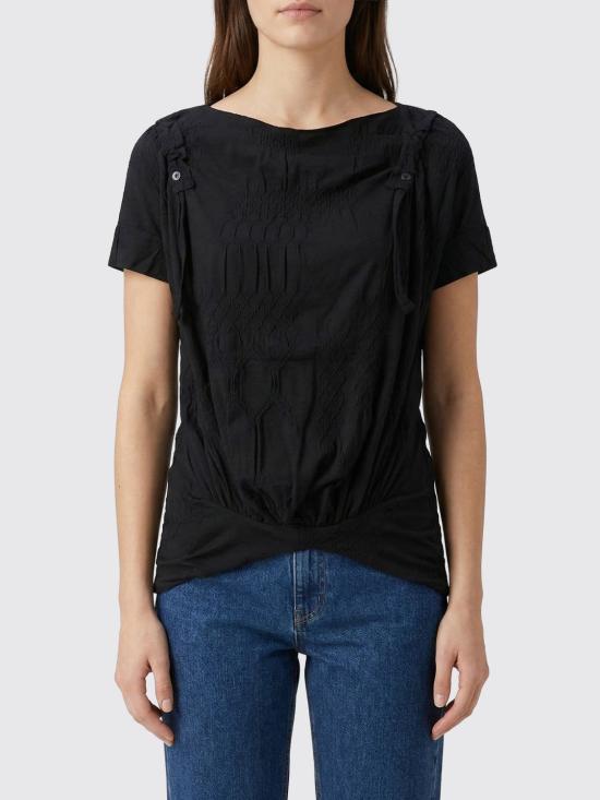 26SS 요지 야마모토 반팔 티셔츠 YQT14674 2 Black