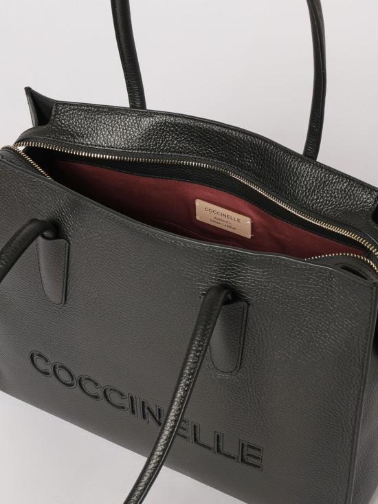 26SS 코치넬리 숄더백 E1UAK110201 001 Black - COCCINELLE