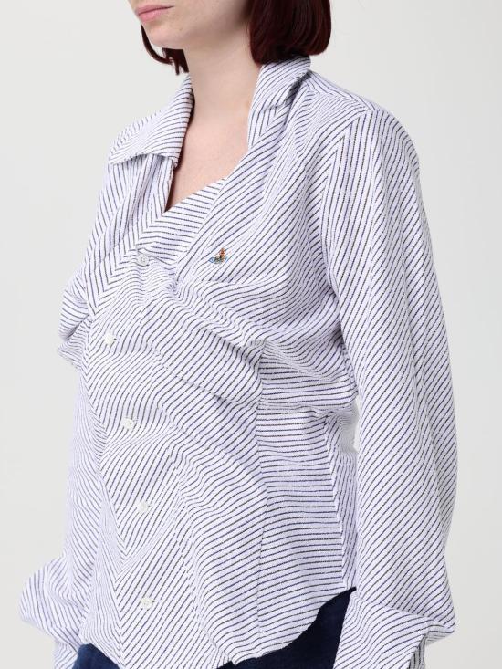 26SS 비비안웨스트우드 셔츠 1501000CW01ET O201 Blue - VIVIENNE WESTWOOD