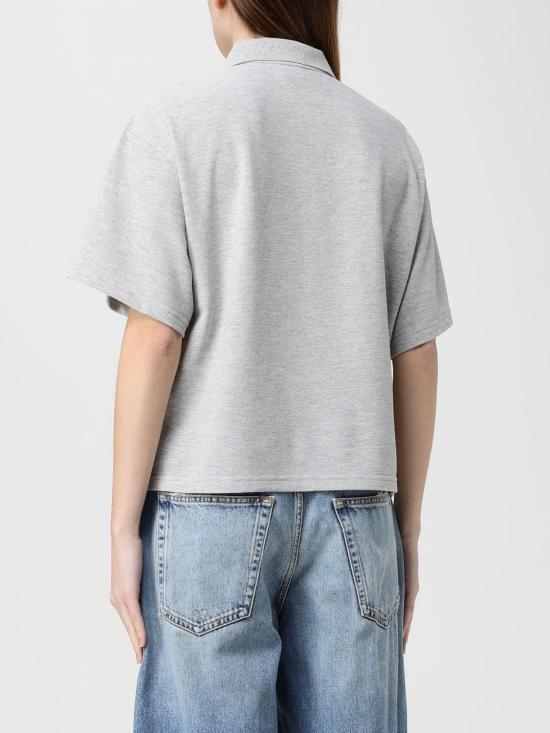 26SS 생로랑 폴로 티셔츠 841963Y37HC 1403 Grey - SAINT LAURENT