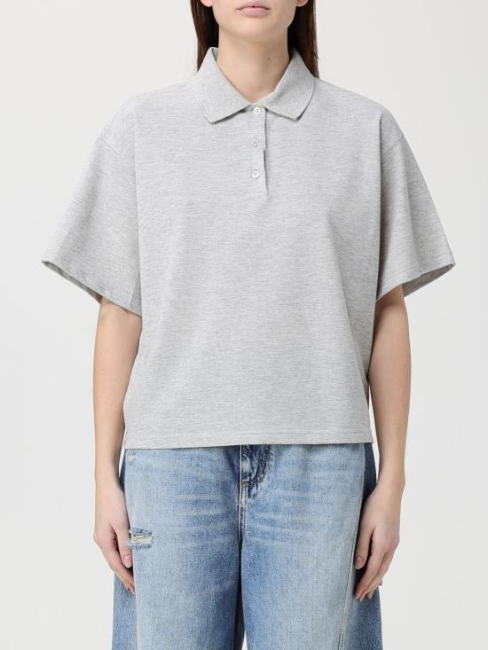 26SS 생로랑 폴로 티셔츠 841963Y37HC 1403 Grey