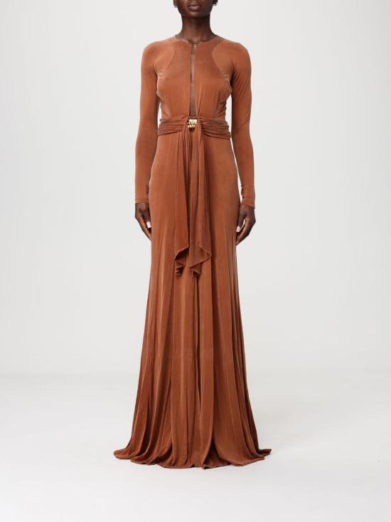 26SS 엘리자베타프랜치 롱 원피스 ABR5462E2 600 Leather