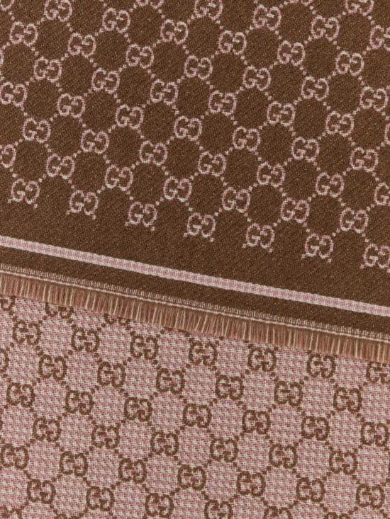 26SS 구찌 GG 울 스카프 8390353GAMQ 2572 Brown - GUCCI