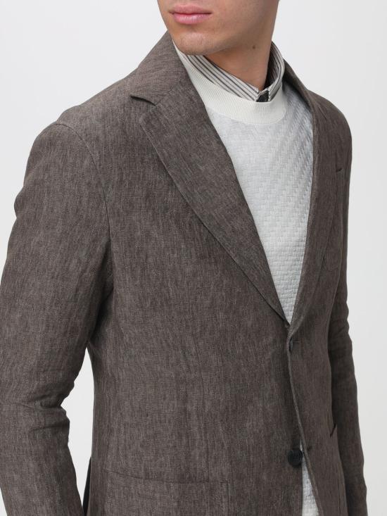26SS 엠포리오 아르마니 수트 자켓 EM000070TE10410 O6002 Brown - EMPORIO ARMANI