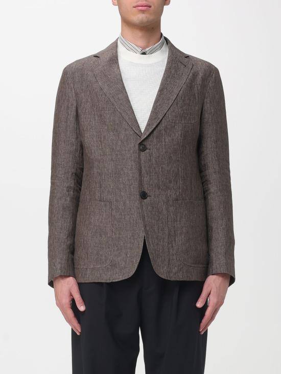 26SS 엠포리오 아르마니 수트 자켓 EM000070TE10410 O6002 Brown