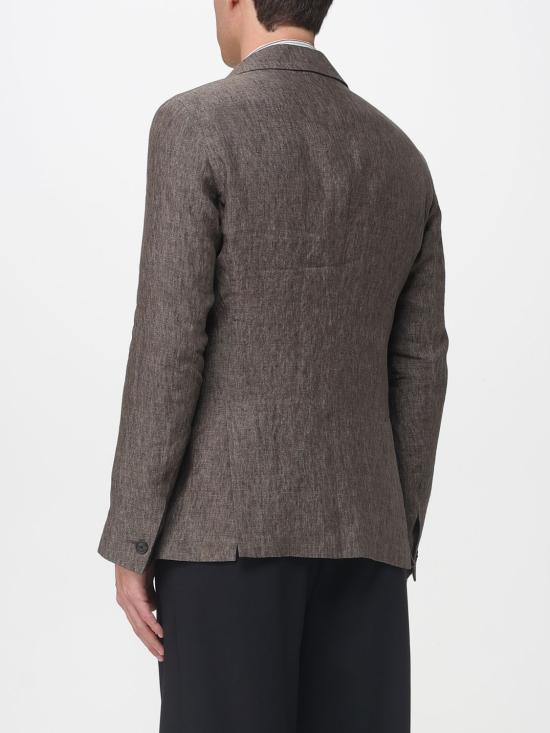 26SS 엠포리오 아르마니 수트 자켓 EM000070TE10410 O6002 Brown - EMPORIO ARMANI