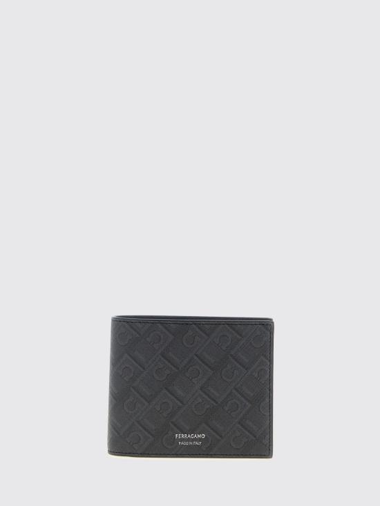26SS 살바토레 페라가모 숏 월렛 780324 NEROGRIGIO Black