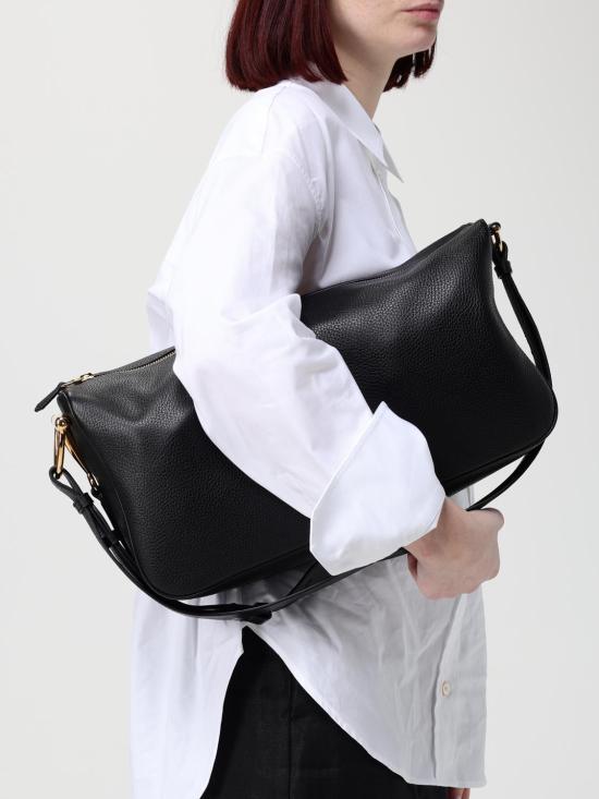 26SS 구찌 하프 홀스빗 라지 숄더백 862530AAFDM 1000 Black - GUCCI