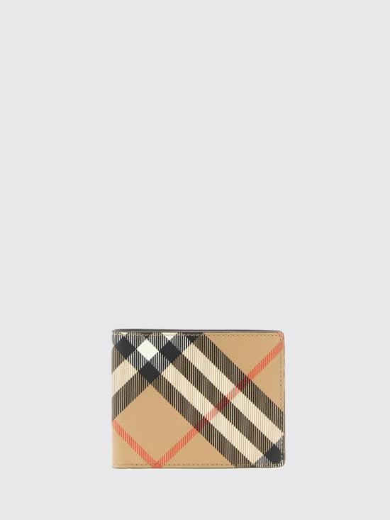 26SS 버버리 체크 슬림 반지갑 8095693 Beige