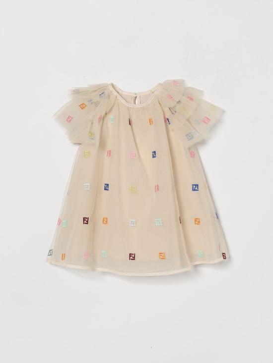 26SS [키즈] 펜디 점프수트 BFB601AEXX F1P2N Natural