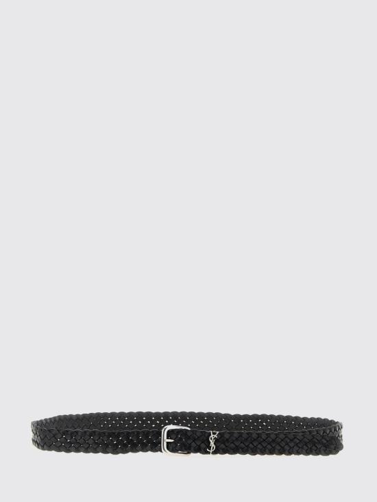 26SS 생로랑 가죽 벨트 859141AAF3L 1000 Black
