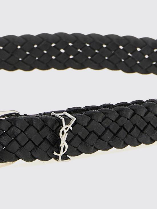 26SS 생로랑 가죽 벨트 859141AAF3L 1000 Black - SAINT LAURENT