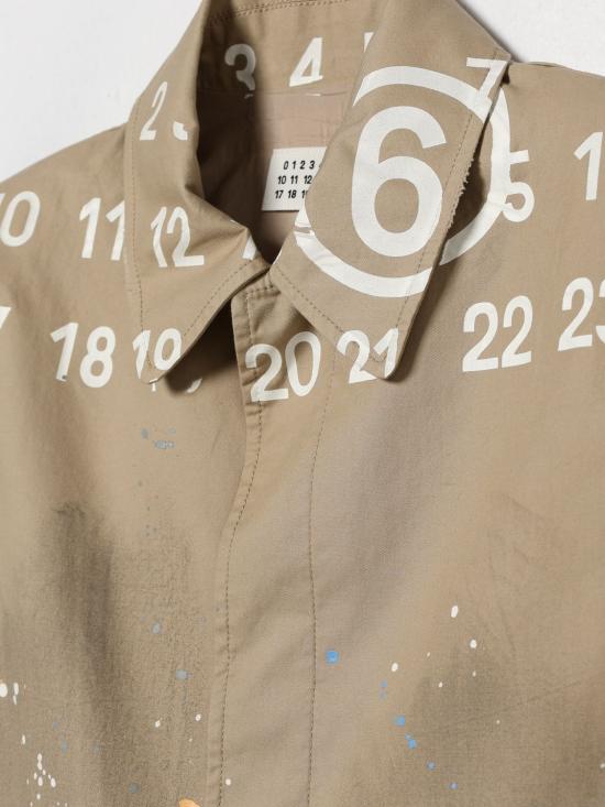 26SS [키즈] MM6 메종마르지엘라 캐주얼 자켓 M60928MM07B M6709 Beige - MM6 MAISON MARGIELA