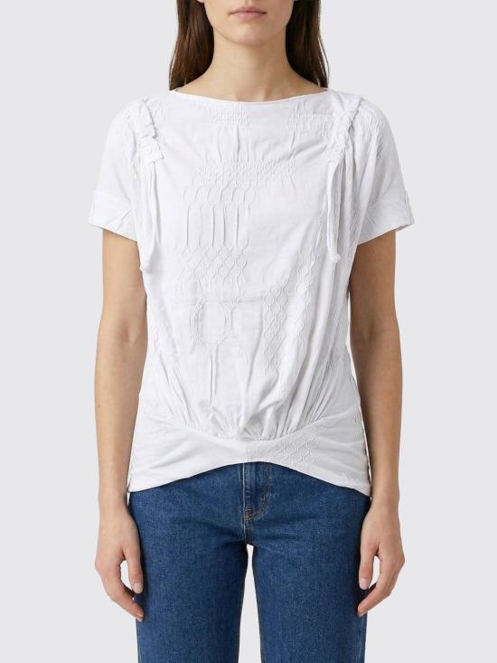 26SS 요지 야마모토 반팔 티셔츠 YQT14674 1 White