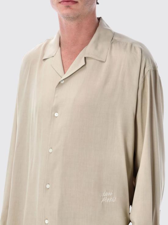 26SS 아미 긴팔 셔츠 HSH829VI0036 229 Coffee - AMI