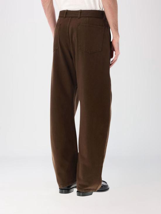 26SS 르메르 트위스트 벨티드 팬츠 PA326LD1068 BR423 Brown - LEMAIRE