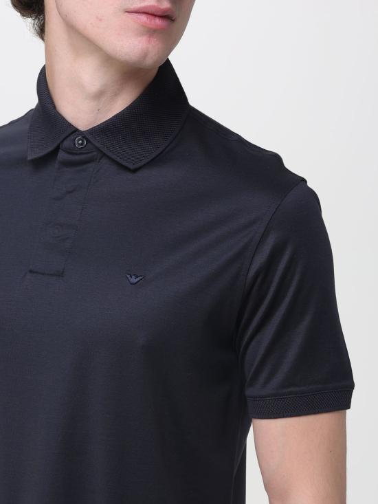26SS 엠포리오 아르마니 폴로 티셔츠 EM004588AF10017 UB118 Navy - EMPORIO ARMANI