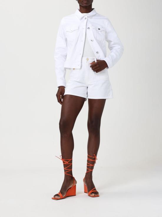 26SS 타미힐피거 숏팬츠 WW0WW49579 YCF White - TOMMY HILFIGER