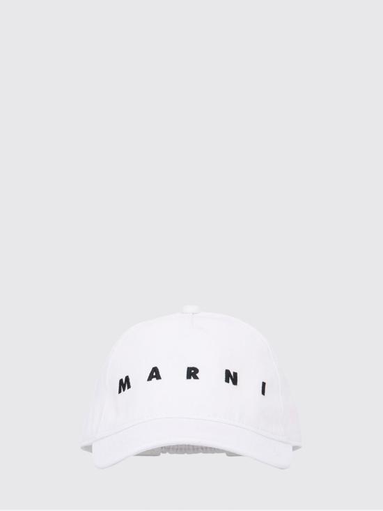26SS [키즈] 마르니 모자 M01833M00J2MF51B 0M100 White