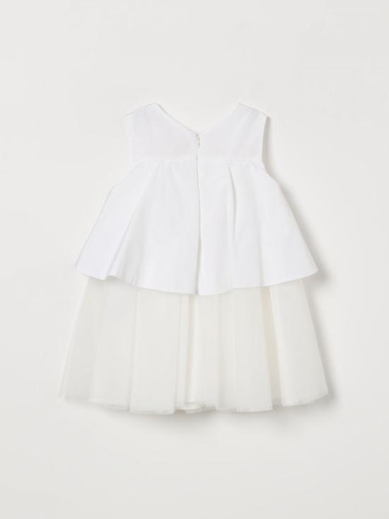 26SS [키즈] 엘리자베타프랜치 원피스 EGAB2380TV033 0195 Ivory - ELISABETTA FRANCHI