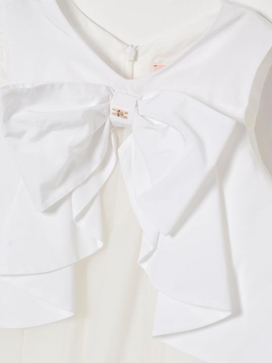 26SS [키즈] 엘리자베타프랜치 원피스 EGAB2380TV033 0195 Ivory - ELISABETTA FRANCHI
