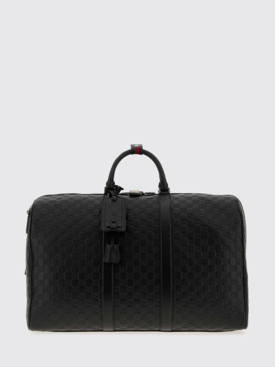 26SS 구찌 GG 엠블럼 라지 더플백 850216AAFOM 1053 Black