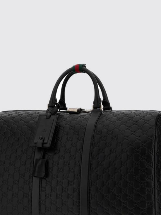 26SS 구찌 GG 엠블럼 라지 더플백 850216AAFOM 1053 Black - GUCCI