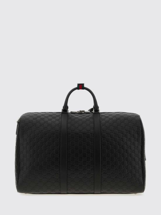 26SS 구찌 GG 엠블럼 라지 더플백 850216AAFOM 1053 Black - GUCCI